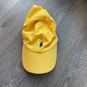 Yellow Ralph Lauren hat